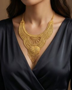 Hint işi altın gerdanlık - 14 Ayar 14KLY176