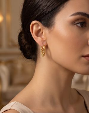 Dorikalı Küpe Modeli 22 Ayar – 22KP91
